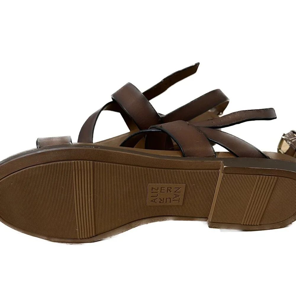 Naturalizer • Tru.Lodge Strappy Flat Sandal • Brown, Sz 9! NIB! - Picture 2 of 2
